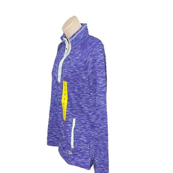 Avalanche Womens Pull Over Sweatshirt Purple Blue Size Small Thumbholes New u - Picture 5 of 12